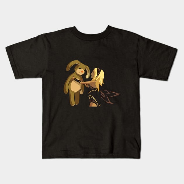 Gravity Rush - Kat and Bear Kids T-Shirt by krispies69